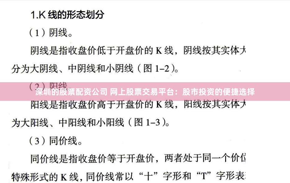 深圳的股票配资公司 网上股票交易平台：股市投资的便捷选择