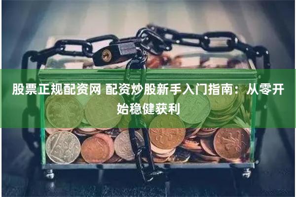 股票正规配资网 配资炒股新手入门指南：从零开始稳健获利